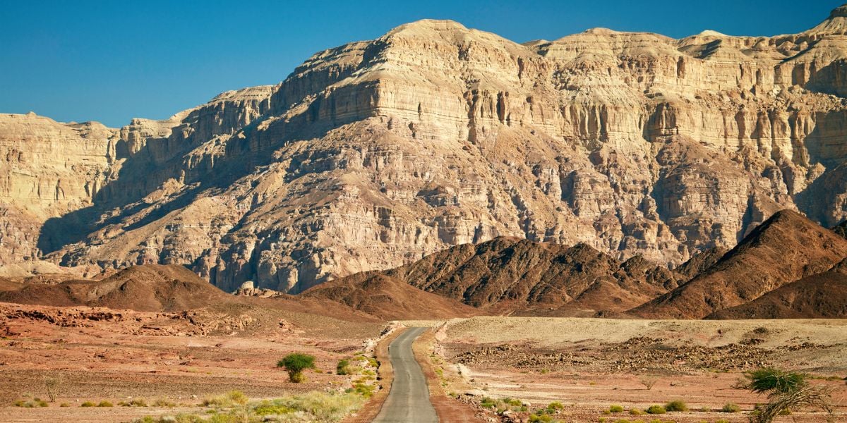The Arava peace road Israel