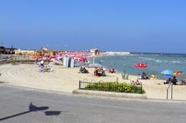 Metzitzim beach summertime in israel